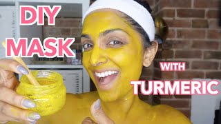 DIY Mask How To Use Turmeric to Brighten Skin Reduce Dark Circles and Acne Scars amp Hair Growth [upl. by Elrak558]