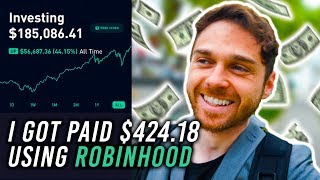 ROBINHOOD PAID ME 42418 DIVIDENDS in April [upl. by Alba]