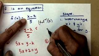 finding inverse functions [upl. by Calan263]