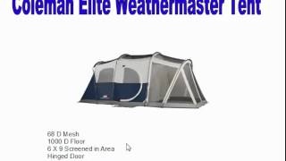 Coleman Elite Weathermaster Tent [upl. by Ewald229]