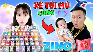 Chị Vê Xé 50 Túi Mù Cùng Con Trai Zino 🧡Unbox Blind Bag💛  Vê Vê Channel [upl. by Ixela]