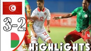 Tunisia vs Madagascar match highlights today  ملخص مباراة تونس ومدغشقر اليوم [upl. by Evadne]