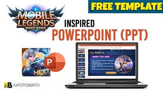 MOBILE LEGENDS inspired PowerPoint Presentation PPT Tutorial  FREE Template [upl. by Amitie]