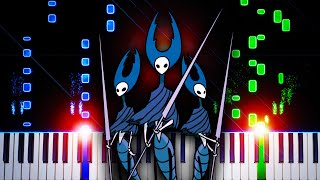 Mantis Lords from Hollow Knight  Piano Tutorial [upl. by Ahsetan]