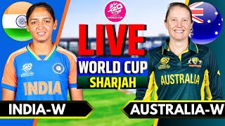 India vs Australia Women Live  Live Cricket Match Today  Womens T20 World Cup  IND vs AUS Ing 2 [upl. by Unhsiv]