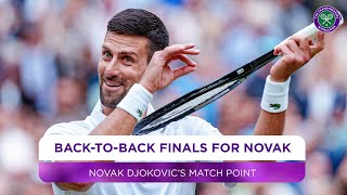 Novak Djokovic  Winning moment  Semifinal  Wimbledon 2024 [upl. by Arnaud]