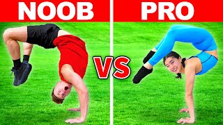 NOOB vs PRO FLEXIBILITY CHALLENGE [upl. by Nryhtak66]