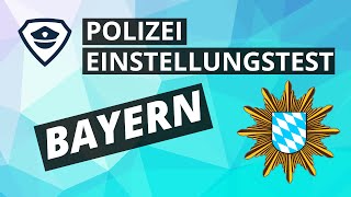 Einstellungstest Polizei in Bayern 2025  Einfach erklärt  Plakos [upl. by Swiercz]