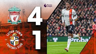 Liverpool 41 Luton  Premier League Highlights [upl. by Roderigo]