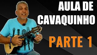 Primeiros Passos no Cavaquinho PARTE 1  Aula de Cavaquinho  Prof Damiro [upl. by Lavena]