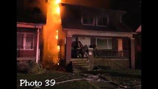 Detroit Fire Department  Engine 42 Stretching on a Dwelling  Vacant Structure Fire  Box Alarm [upl. by Novart611]