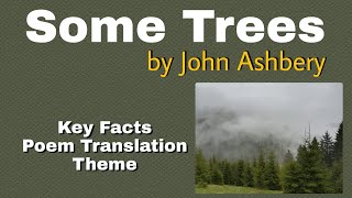 Some Trees by John Ashbery Analysis in UrduHindi Some Trees by John Ashbery explanation [upl. by Rieth]