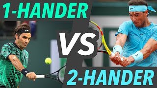 1handed vs 2handed Backhand Which is BETTER [upl. by Luo171]