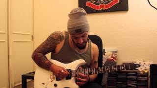 How to play ‘The Four Horsemen’ by Metallica Guitar Solo Lesson wtabs pt2 [upl. by Wilma]