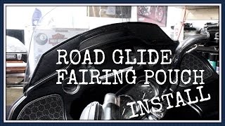 Road Glide Fairing Pouch Install [upl. by Hole104]