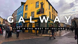 🇮🇪 Galway Ireland Walking Tour 4k  With Captions [upl. by Aela103]