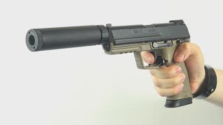 Airsoft HK45 Tactical Tokyo Marui [upl. by Oirotciv]