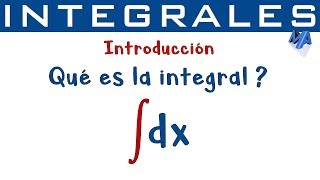 Integrales  Introducción [upl. by Eittam]