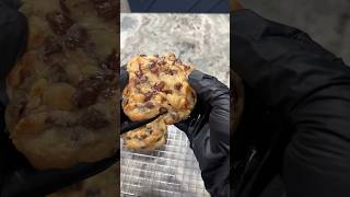 Levain Bakery Style Chocolate Chip Walnut Cookie  Copycat shorts cookies dessert easy bakery [upl. by Knah513]