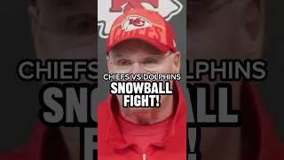 Chiefs coach Andy Reid on FRIGID TEMPS amp SNOW🥶 Chiefs vs Dolphins chiefs nfl kansascitychiefs [upl. by Hcirdla]