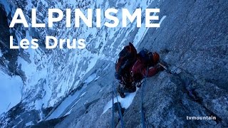 Couloir Nord des Drus Aiguille du Petit Dru Chamonix MontBlanc massif alpinisme montagne [upl. by Avitzur]