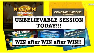 WOW Unbelievable session on the National Lottery Win after Win [upl. by Etak808]