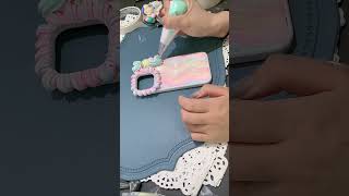 Decoden a lovely girl phone case cute diy handmade [upl. by Mikael]