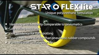 STARCO FLEX lite  puncturefree wheels English unnarrated [upl. by Luzader]