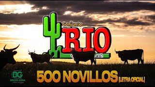 Conjunto Rio Grande500 Novillos Letra Oficial [upl. by Caia605]