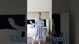 GRWM 🩵disney disneyprincess cinderella grwm outfit costume fashion beauty foryou [upl. by Aihsiyt]