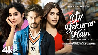 New Song 2024  Dil Bekarar Hain  Tiger Shroff  Janhvi Kapoor  Alaya F  Hindi Romantic Song [upl. by Merce667]