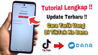 Cara Menarik Uang Di TikTok Ke Dana [upl. by Harret369]