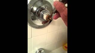 Delta Monitor Shower Faucet repair Part One [upl. by Aicargatla534]