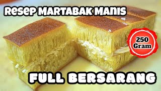 BONGKAR ‼️ Resep Martabak Manis Full Bersarang  250 Gram [upl. by Ecnarrot]