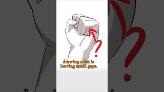 Mistake When Drawing Hands  Quick Art Tips art sketch shorts tutorial drawingtutorial anime [upl. by Ihtraa481]