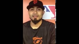 Sergio Romo desea suerte a Luis Manzo y Mexico en Serie Mundial Williamsport 2013 [upl. by Illehs]