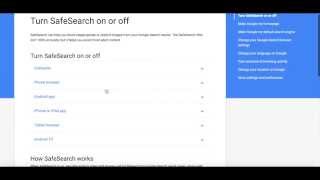 How to Activate Google Safe Search [upl. by Itch]