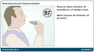 Medicatie toedienen via de luchtwegen met een poederinhalator [upl. by Estren]