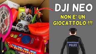 IL DJI NEO NON E UN GIOCATTOLO  Denuncia e sequestro del drone a Roma [upl. by Afrika]