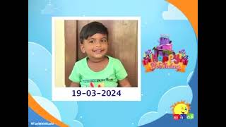 Kushi TV Birthday Wishes Today Episode  March 19th 2024 Birthday Wishes Video  19032024 [upl. by Shira21]