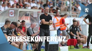 Pressekonferenz nach dem Testspiel gegen den FC Memmingen 09072023 [upl. by Eiggep]