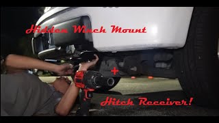 Hidden Winch Mount Troubles and Hitch Receiver Install [upl. by Niles]