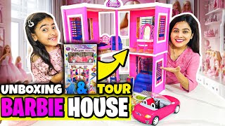 BARBIE Doll House Tour PART2😍 Doll House Playset for Kids😍 samayranarula unboxing tour [upl. by Grayson166]