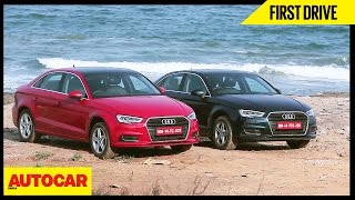 2017 Audi A3 Facelift  First Drive  Autocar India [upl. by Nnylaj]