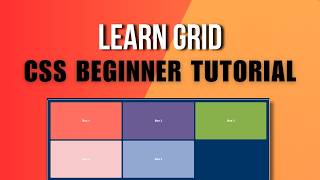 Responsive CSS Grid  Beginner CSS Tutorial  CSS Tutorials  Asmr Programming asmr [upl. by Vernen]