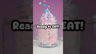 Making a Cotton Candy Swirl 🍭 dessert satisfying asmr [upl. by Htederem]