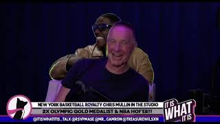 Chris Mullin Doesn’t Know Mase song😂 iiwii talkyoishtv comedy funny [upl. by Blinni669]