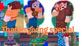 We built a Thanksgiving house for Finley’s village thanksgiving special [upl. by Lemmor1]