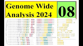 Domain gene structure motif analysis Genome wide study 2024 Part 08 [upl. by Lillie119]