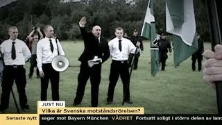 Svenska motståndsrörelsen  vilka är de egentligen  Nyhetsmorgon TV4 [upl. by Aimak62]